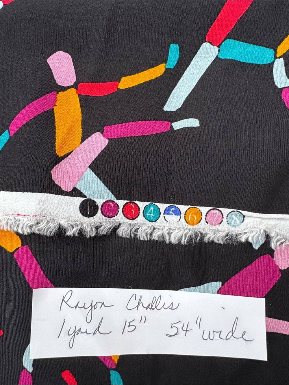FABRIC‎ Rayon Challis Fabric 1 Yard plus 15”